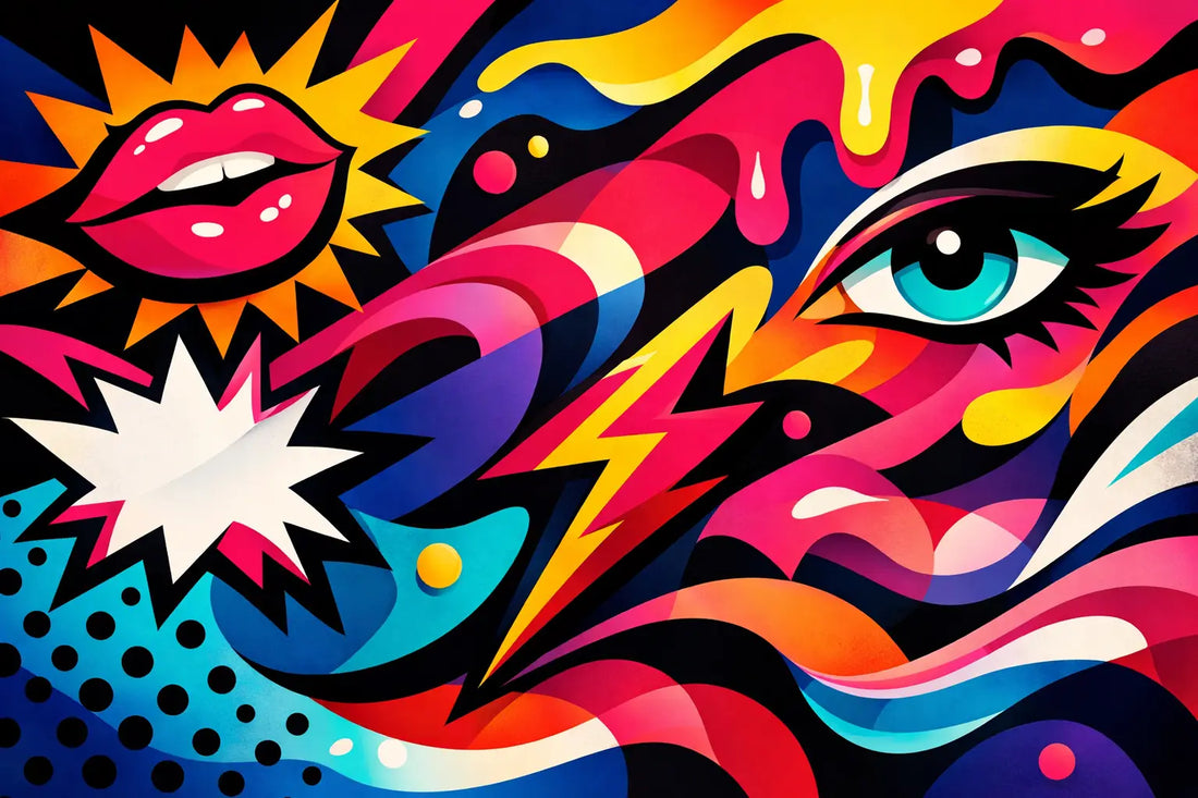 Pop art aan de muur: kleur met een rebelrand