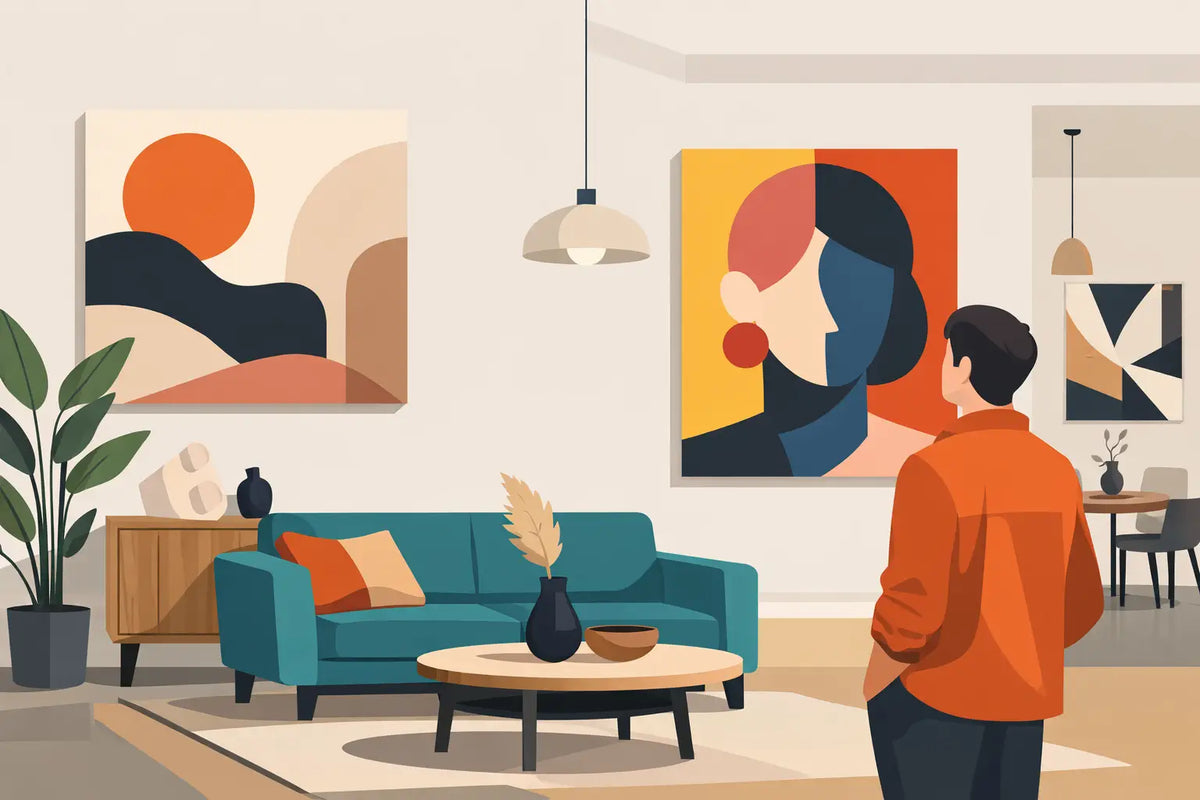 Betaalbare kunst voor appartement met lef