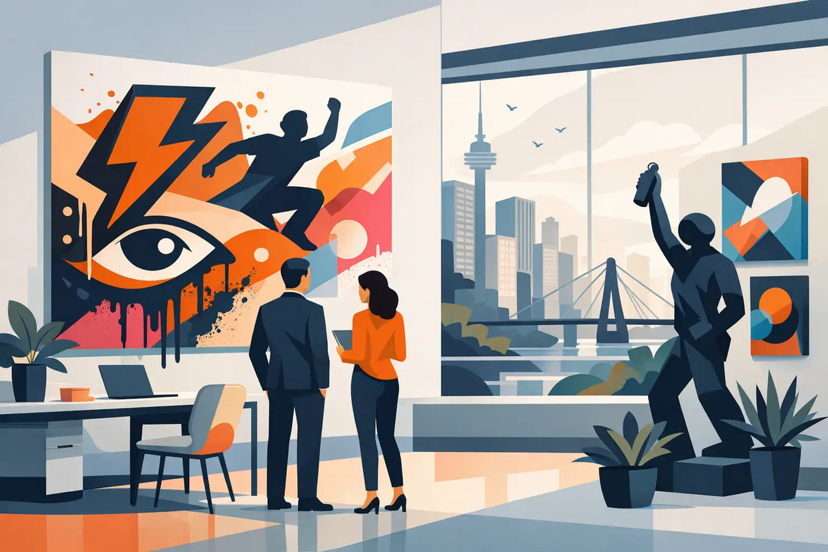 Kunst voor kantoor met lef en urban energie
