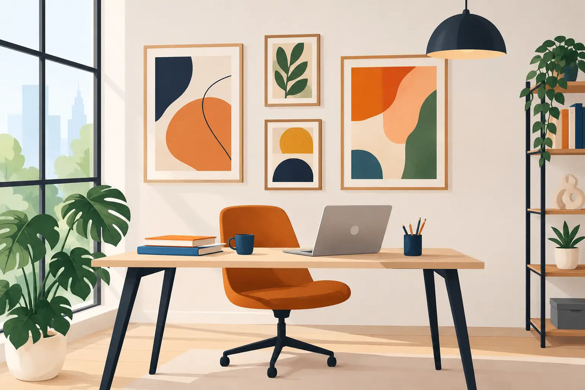 De beste kunst voor een creatieve werkplek