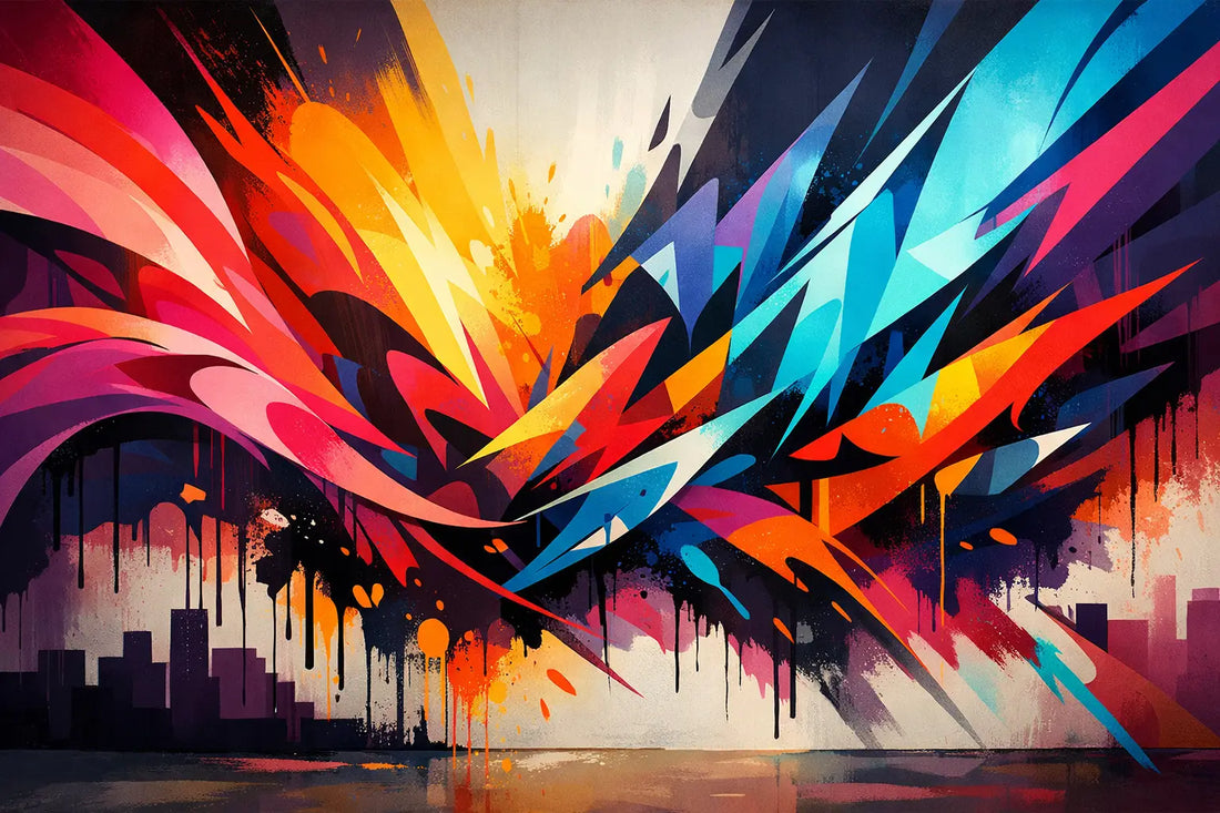 Urban art interieur dat je muren wakker schudt