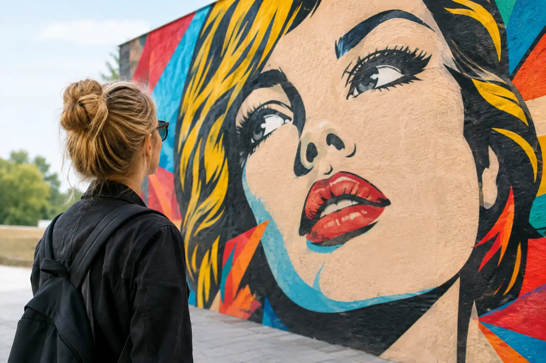 Streetart popart voor muren met een mening