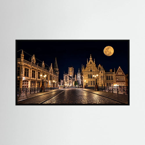 Gent At Night print on canvas