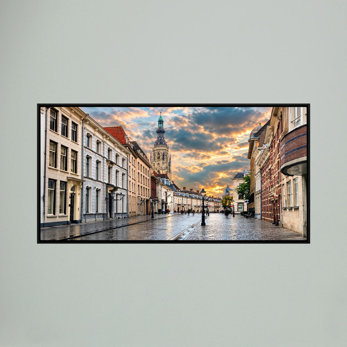 Stadszicht Breda print op canvas