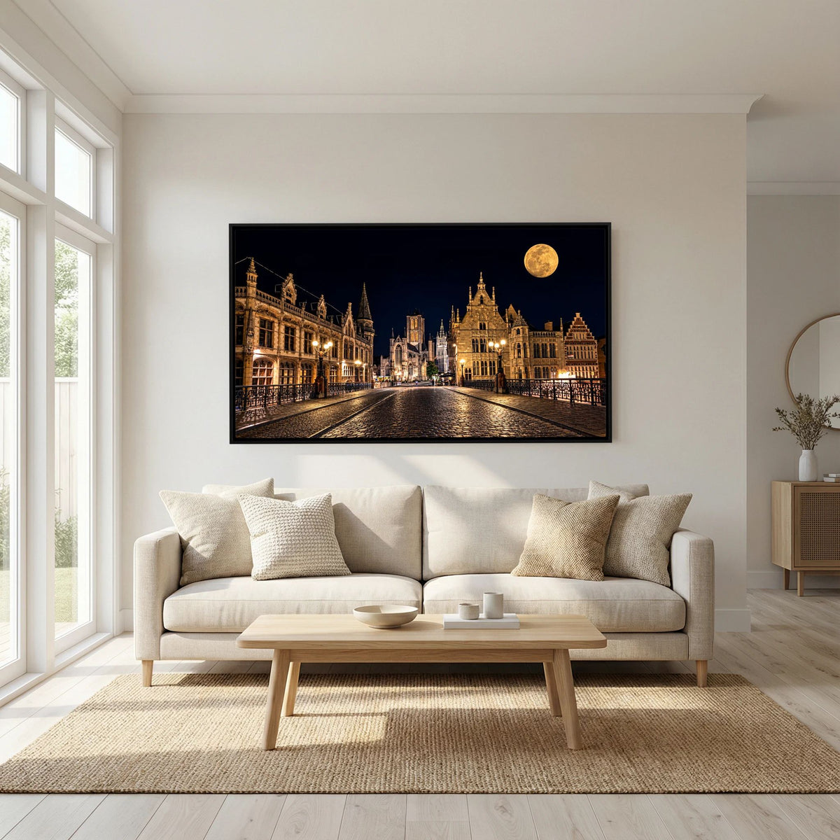 Gent At Night print on canvas