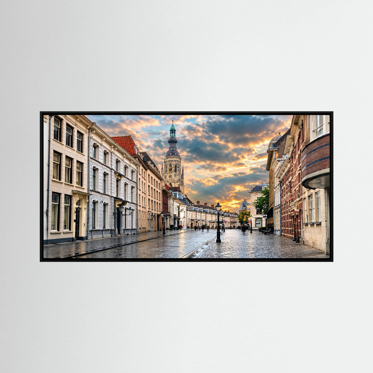 Stadszicht Breda print op canvas