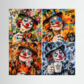 Four Seasons of Joy - print on canvas