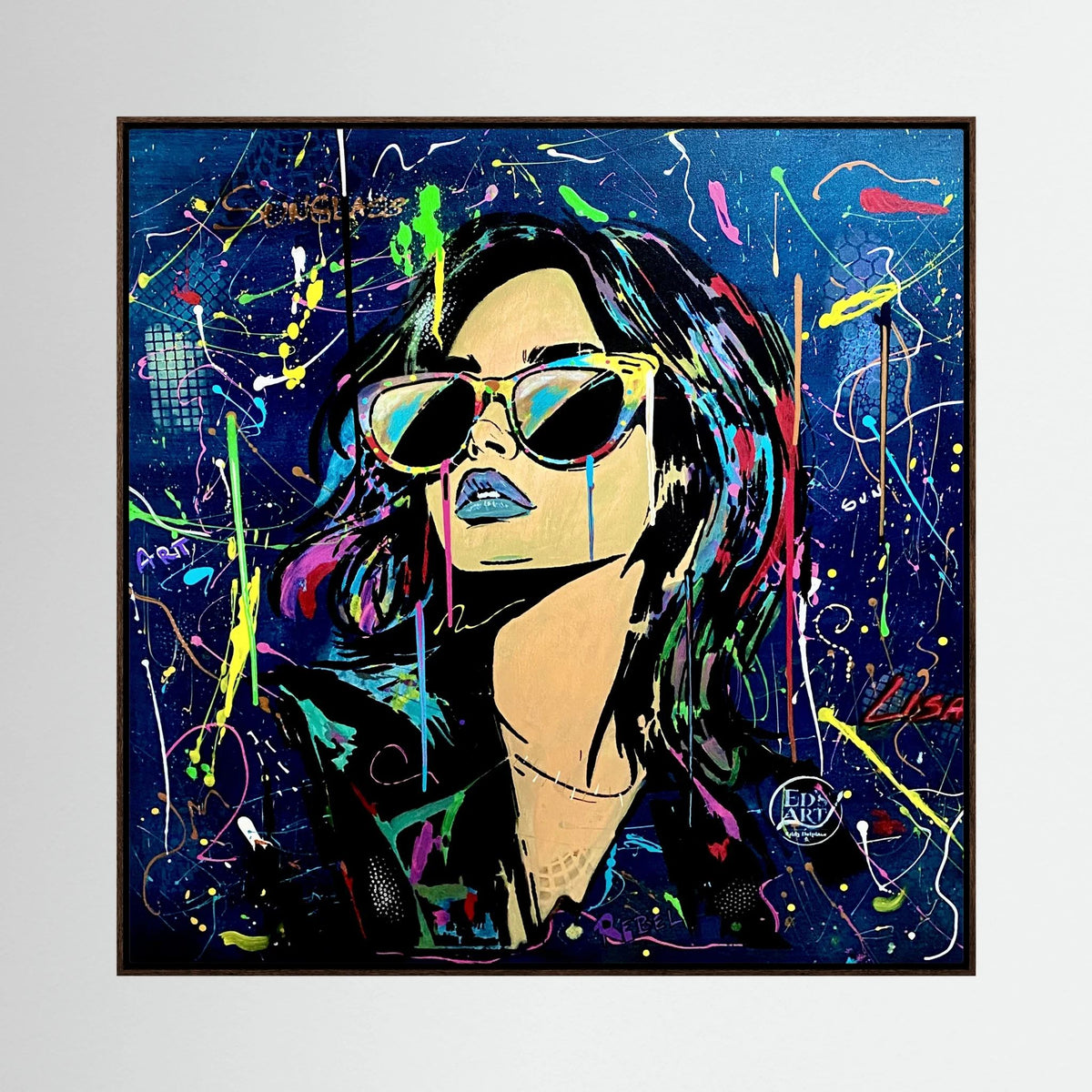 Lisa print on canvas