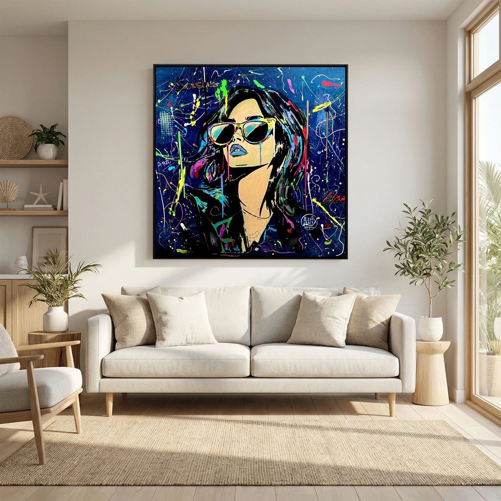Lisa print on canvas